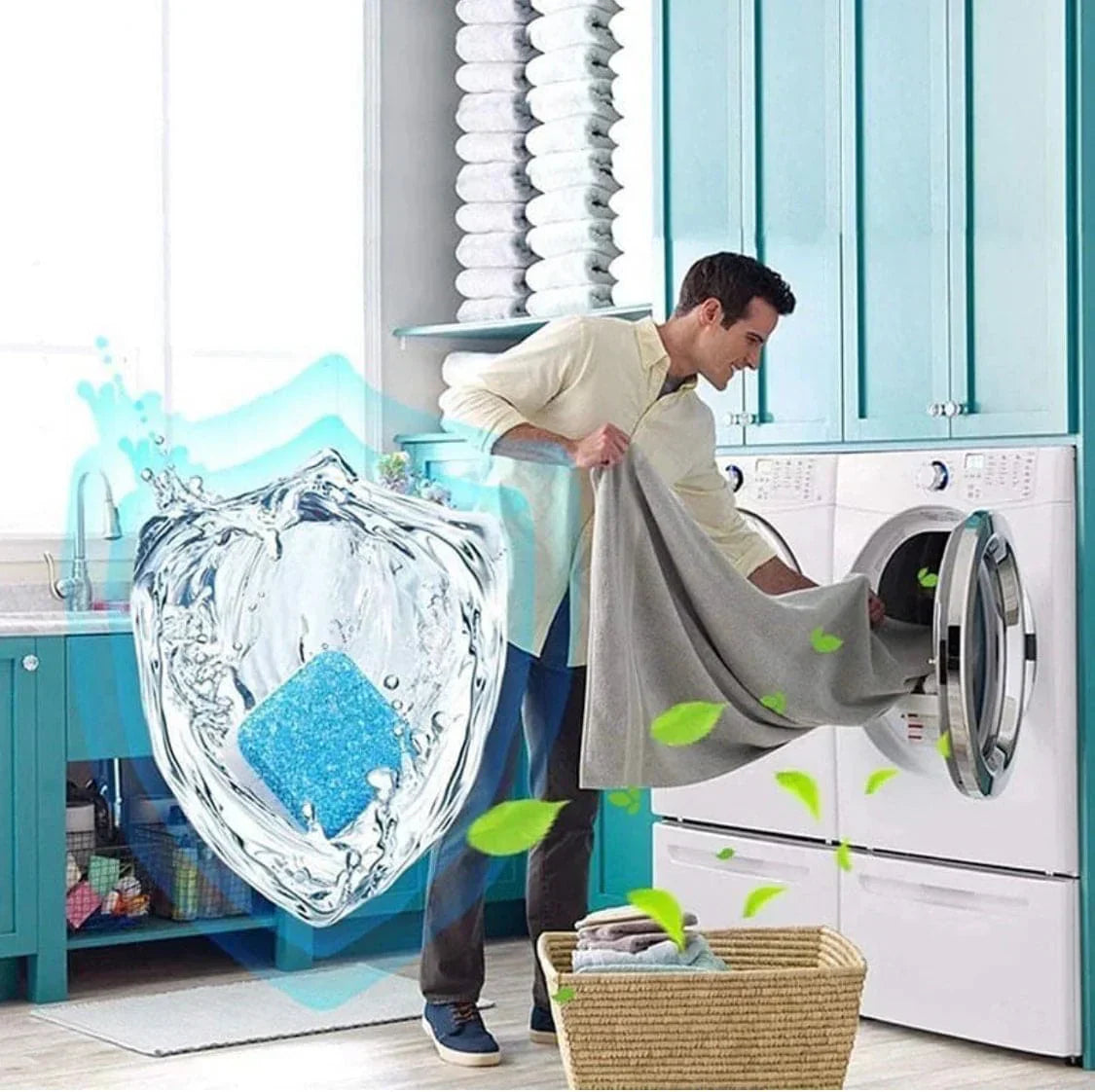 Washing Machine Cleaner Tablet 12 Pcs | Buy 1 Get 1 Free Offer For Today Only