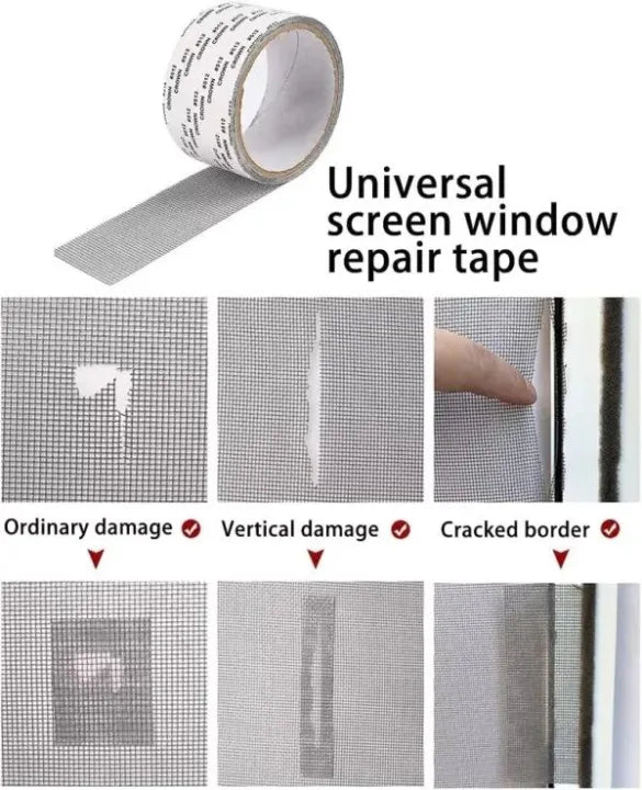 Waterproof Self-Adhesive Mesh Roll Window Tape
