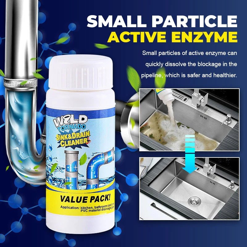 Powerful Sink Drain & Sink Cleaner | Buy 1 Get 1 Free Offer