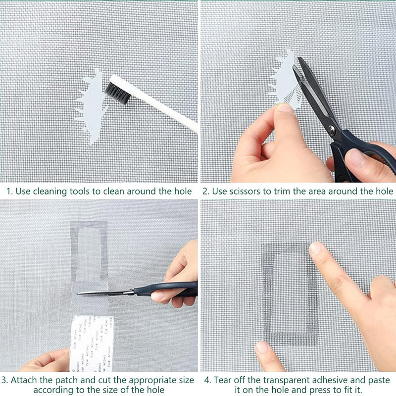 Waterproof Self-Adhesive Mesh Roll Window Tape