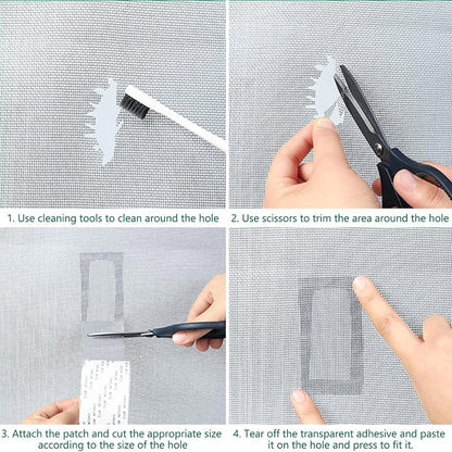 Waterproof Self-Adhesive Mesh Roll Window Tape
