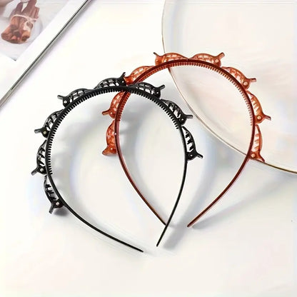 Hollow Clips Hair Twister Band - Buy 1 Get 1 Free
