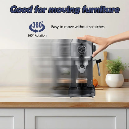 Furniture Wheels, 360º Rotating, Paste on Furniture, Oven, HOME & KITCHEN items | Buy 1 Get 1 Free Offer For Today Only.