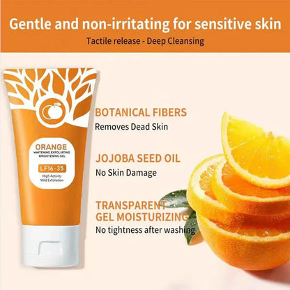 Orange Enzyme Exfoliating Gel.