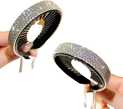 Elegant Glitter Rhinestone Ponytail Hair Styling Tools Hair Accessories