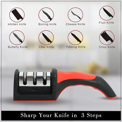 3-Stage Ceramic Heavy Duty Knife Sharpener