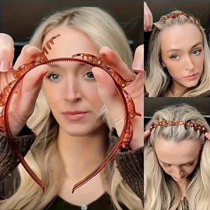 Hollow Clips Hair Twister Band - Buy 1 Get 1 Free