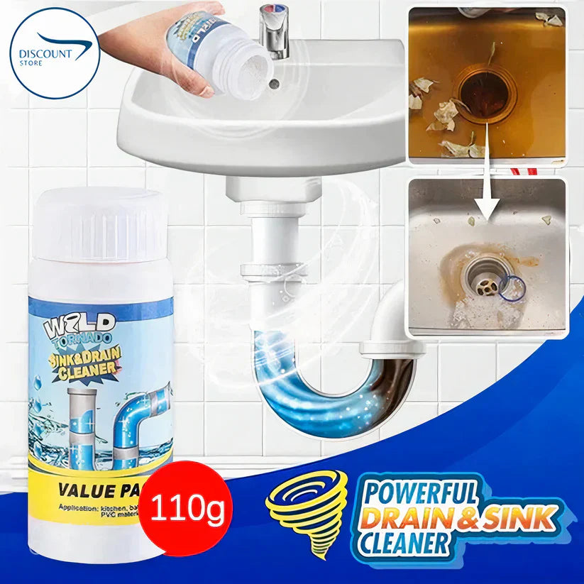 Powerful drainage Sink Cleaner with Premium Deep Cleaning Powder Formula