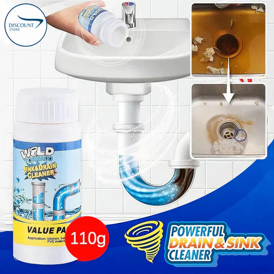 Powerful drainage Sink Cleaner with Premium Deep Cleaning Powder Formula