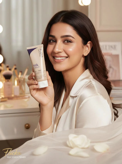 Flicka Silk Touch Concentrate| 3-in-1 | Primer, Moisturizer & Sunscreen