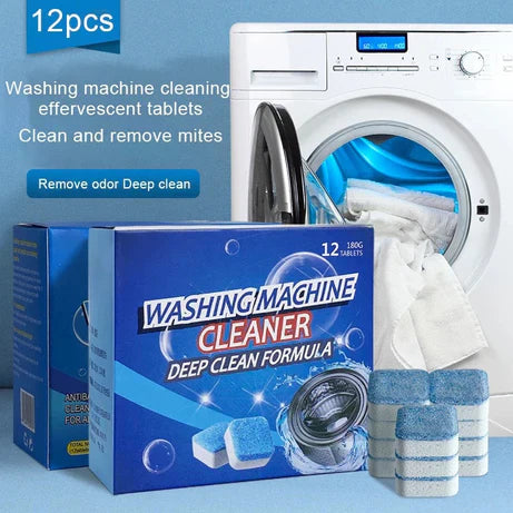 Washing Machine Cleaner Tablet 12 Pcs | Buy 1 Get 1 Free Offer For Today Only