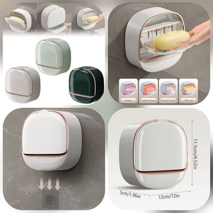Luxury Wall Mounted Soap Dispenser Dual Liquid Dispenser for Bathroom & Kitchen