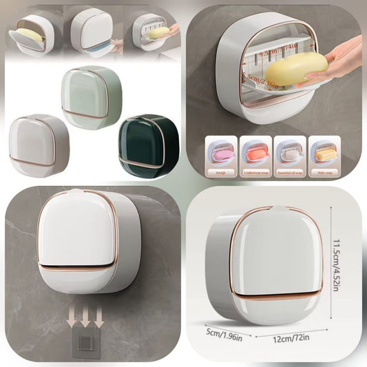 Luxury Wall Mounted Soap Dispenser Dual Liquid Dispenser for Bathroom & Kitchen