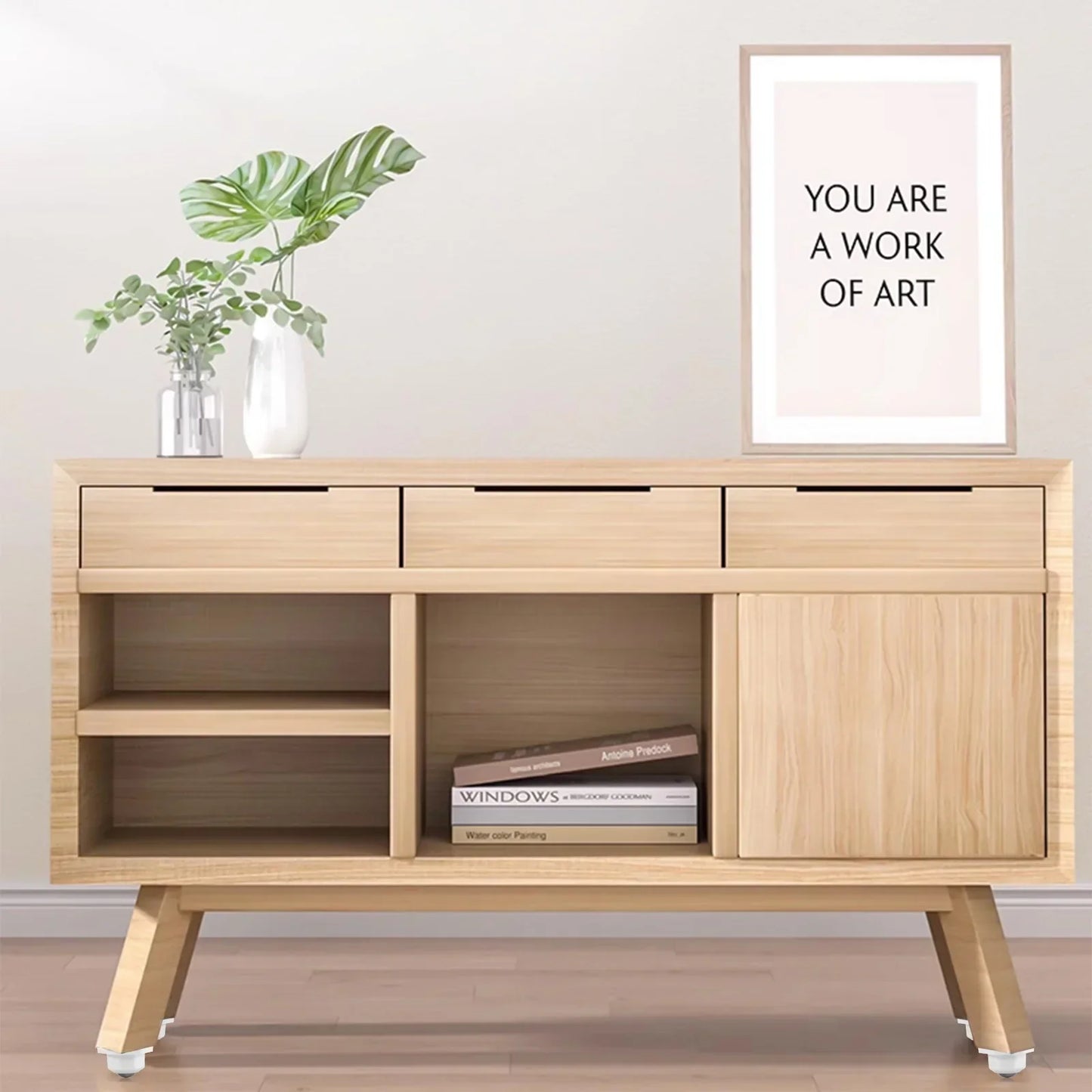 Furniture Wheels, 360º Rotating, Paste on Furniture, Oven, HOME & KITCHEN items | Buy 1 Get 1 Free Offer For Today Only.