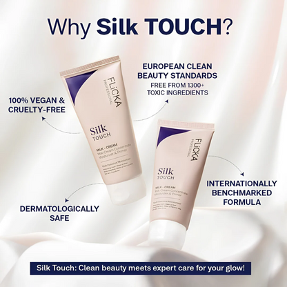 Flicka Silk Touch Concentrate| 3-in-1 | Primer, Moisturizer & Sunscreen